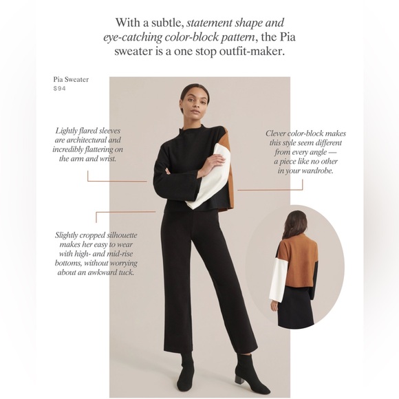 Modern Citizen Pia Colorblock Sweater - Picture 8 of 9